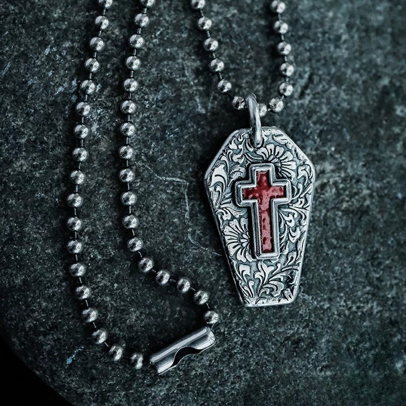 Original Independent Vintage Handmade 99 Sterling Silver Enamel Cross Charm Necklace Solid Silver Pendant Jewelry For Silver Jewelry Lovers