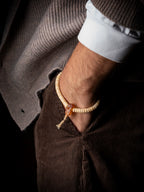 Natural Aged Bodhi Root Bracelet Single Loop Wristband Small Size Handheld Bodhi Bracelet Natural Aged Bodhi Hand Chain For Daily Wear Meditation Jewelry