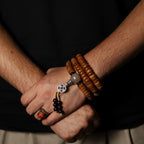 Tibetan Natural Old Material Yak Bone 108 Beads Mala Prayer Beads Original Mens Bracelet Tibetan Style Womens Rosary Yak Bone Meditation Jewelry