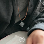 Original Handmade 999 Pure Silver Pendant Necklace Vintage Art Style Handcrafted Jewelry Unique Independent Designer Jewelry