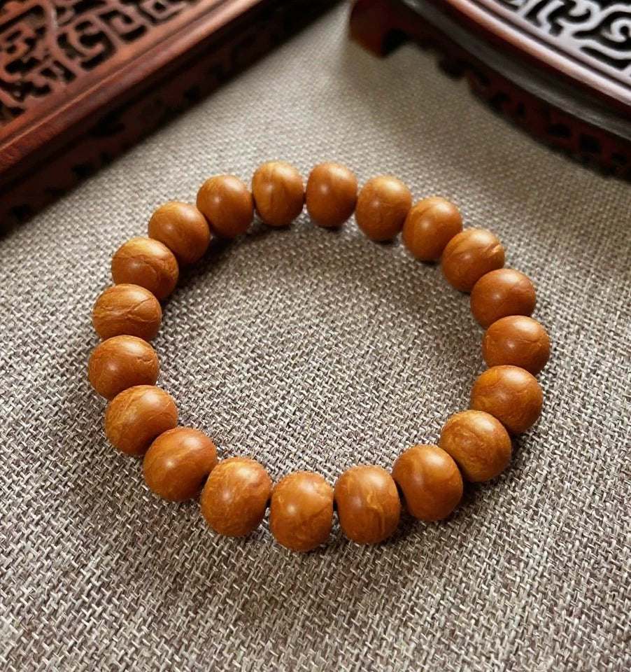 Natural Nepalese Tibetan phoenix eye light bead Bodhi bracelet, original ecological hand-polished, not leaking