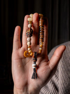 Håndlavet Originalt Design Naturlig Yakben Kamelben Duobao Benarmbånd Autentisk Tibetansk Stil Bønneperlearmbånd Til Åndelig Meditation