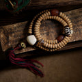 Original Tibetan Style 108 Beads Natural Star-Moon Bodhi Mala Prayer Beads Bracelet Necklace Unisex Hand String For Meditation Jewelry