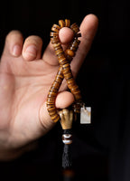 Original Tibetan Style Antique Yak Bone Beads Bracelet Traditional Tibetan Sacred Spirit Bone Handheld Mala For Hand Polishing Play Collection