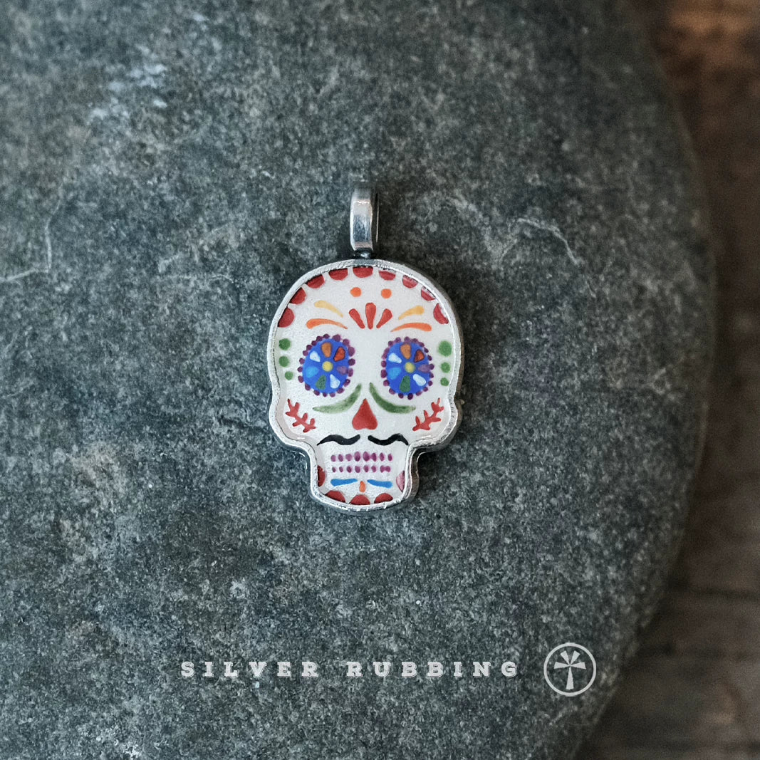 Original Handmade Enamel Pendant Necklace 925 Sterling Silver Unique Niche Handcrafted Jewelry Independent Design Pure Silver Enamel Pendant Necklace For Women Daily Wear Or Holiday Gift
