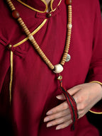 Original Tibetan Style 108 Beads Natural Star-Moon Bodhi Mala Prayer Beads Bracelet Necklace Unisex Hand String For Meditation Jewelry