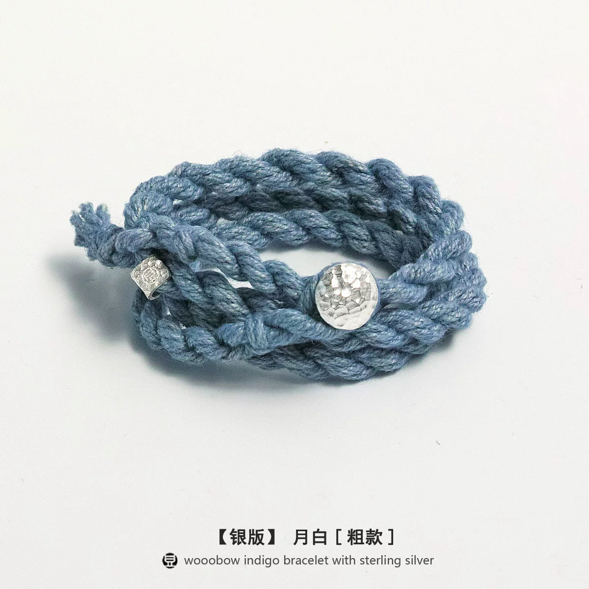 Hand Woven Three Loop One Size Fits All Hemp Cotton Cord Bracelet With Brass And Pure Silver Accents Unisex Couple Wristband For Daily Wear Matching Anniversary Dating Gift